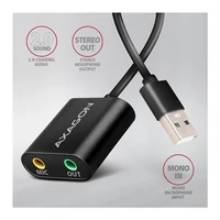 Audio adapter AXAGON ADA-12, USB 2.0 na USB-C
