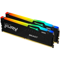 Memorija KINGSTON FURY Beast RGB 16GB (2x8GB), DDR5, 6000MHz, DIMM, CL36, AMD EXPO
