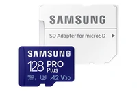Memorijska kartica SAMSUNG PRO Plus 128GB, microSDXC, UHS-I, U3, V30 + adapter