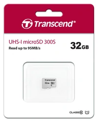 Memorijska kartica TRANSCEND 300S 32GB, microSDHC, Class 10, UHS-I