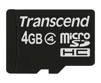 Memorijska kartica TRANSCEND 4GB, microSDHC, Class 4