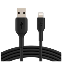 Kabel BELKIN Boost Charge, USB-A na Lightning, 1m, crni (CAA001bt1MBK)
