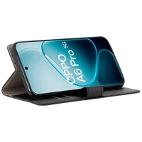 Maskica JUST IN CASE PU-Leather Book Case za OPPO A6 Pro, crna