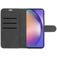 Maskica JUST IN CASE Uitneembare PU-Leather Book Case za SAMSUNG Galaxy A35, crna
