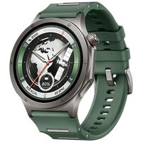 Pametni sat ONEPLUS Watch 4, srebrni, zelena silikonska narukvica (5491100542)