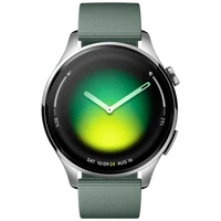 Pametni sat XIAOMI Watch 5, srebrni, zelena silikonska narukvica (BHR07WPGL)
