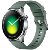 Pametni sat XIAOMI Watch 5, srebrni, zelena silikonska narukvica (BHR07WPGL)