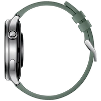 Pametni sat XIAOMI Watch 5, srebrni, zelena silikonska narukvica (BHR07WPGL)