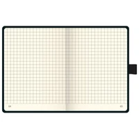 Notes A6 karo 96L šamoa 80g s gumicom Kompagnon Brunnen 10-55218-05 crni