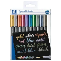 Marker 1-6 mm pk10 Metallic brush Design Journey Staedtler 8321 TB10 sortirano blister