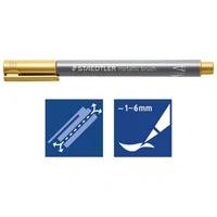 Marker 1-6 mm pk10 Metallic brush Design Journey Staedtler 8321 TB10 sortirano blister