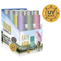 Kišobran ručni sklopivi (RAIN&SUN) Extra Slim UV50+Time Perletti 26409 sortirano