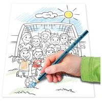 Boje drvene 12boja Noris colour+bojanka "Nogomet" Staedtler 185 SET10 blister