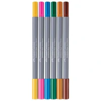 Marker obostrani akvarel  6 boja Tropical Coconut Goldfaber Faber Castell 164509 blister