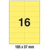 Etikete ILK 105x37 mm pk100L Zweckform 3455 žute