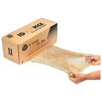 Papir omotni saćasti rola 80 g 50 cmx50 m "bi wrap box" smeđi - u kutiji