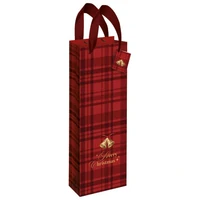 Vrećice ukrasne-boca 13x36x10 cm novogodišnje Christmas Interdruk sort