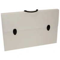 Torba-kofer pp-tvrdi  365x565x30 mm Ri.Plast 6338533201.1 prozirno bijela/sort ručka