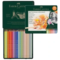 Boje drvene  20boja metalna kutija Polychromos Faber Castell 110020