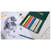 Boje drvene  20boja metalna kutija Polychromos Faber Castell 110020