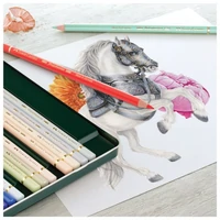 Boje drvene  20boja metalna kutija Polychromos Faber Castell 110020